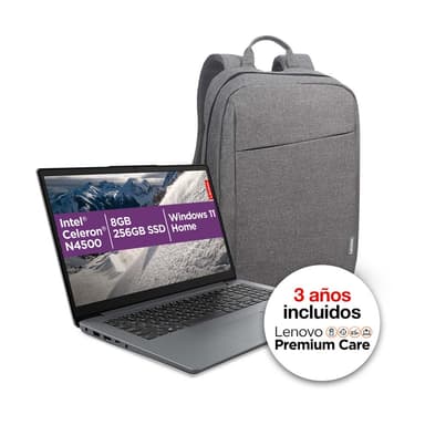 LENOVO IdeaPad1 15,6 8+256GB + Mochila